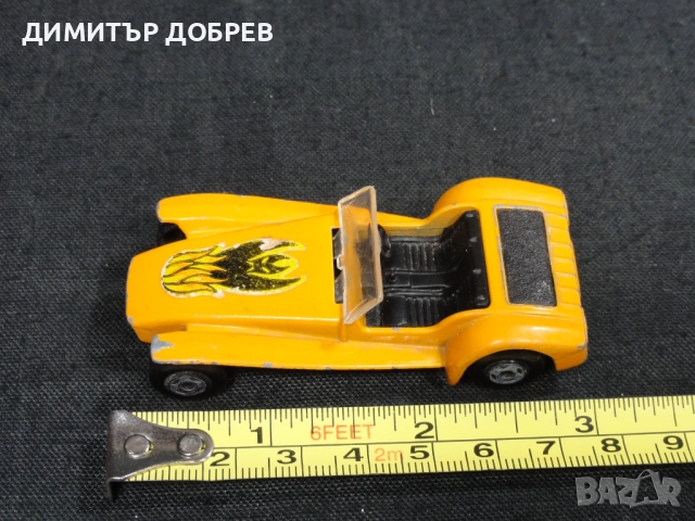 СТАРА РЕТРО МЕТАЛНА КОЛИЧКА MATCHBOX ENGLAND LOTUS SUPER SEVEN, снимка 7 - Колекции - 52476914