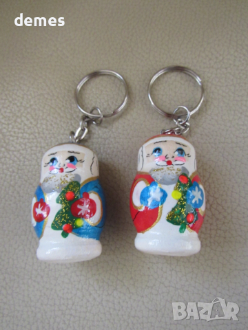 Ключодържател-матрьошка от Русия-Дядо Мраз, снимка 3 - Колекции - 52529693