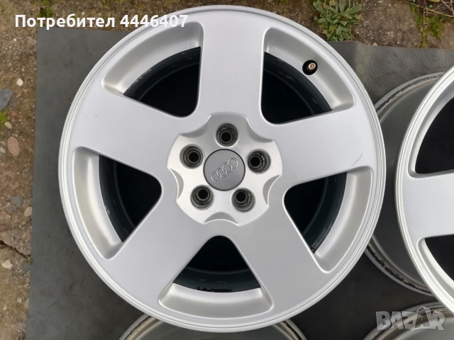 Оригинални джанти 16" 5х100 Audi, снимка 5 - Гуми и джанти - 52742017