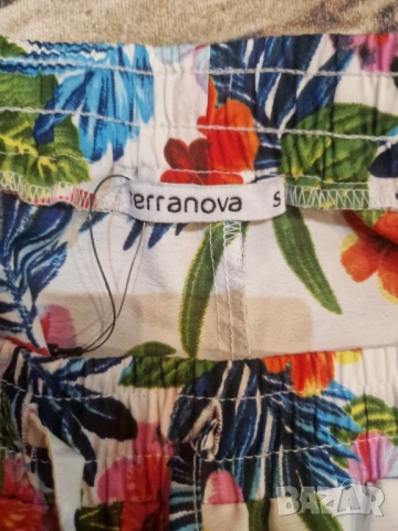 Дамски флорален летен панталон, снимка 4 - Панталони - 54062742