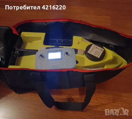 Лодка за захранка D19 gps-100 точки 12000mAh батерия сак LED 6 цвята светлини, снимка 4 - Такъми - 47053478