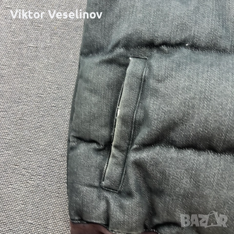 Adidas Puffer Vest Мъжка Жилетка Размер S Сива Trefoil Gilet Пухено, снимка 9 - Якета - 51539510