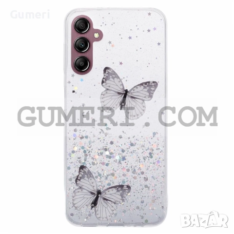 Samsung Galaxy A54 Силиконов Гръб с Пеперуди, снимка 2 - Калъфи, кейсове - 52174531
