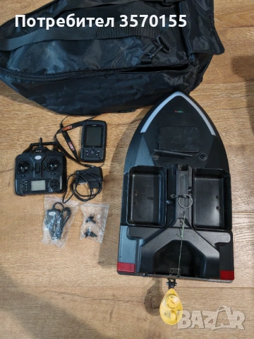 Лодка за захранка V020 и сонар Lucku