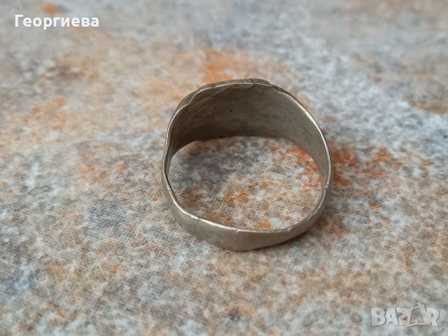 Стар пръстен 1897г., снимка 3 - Пръстени - 45696058