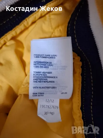 Много хубаво оригинално яке.  TOMMY HILFIGER DENIM FINEST QUALITY AN AMERICAN ORIGANAL , снимка 8 - Якета - 47387328