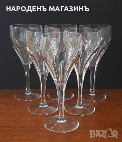 VILLEROY & BOCH – Немски сервиз кристал чаши кристални за ракия аперитив 