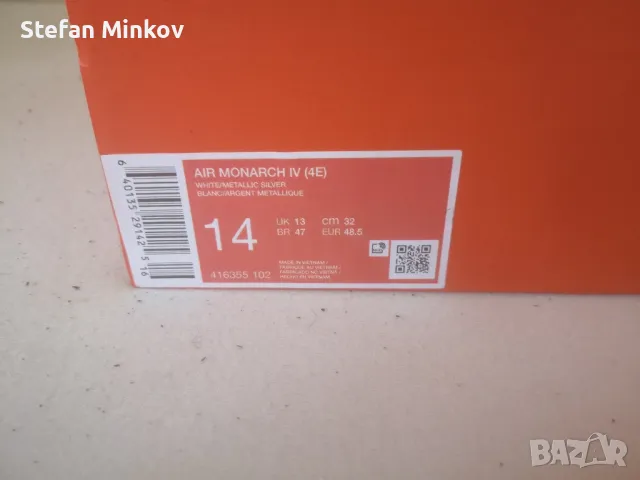 Nike Air Monarch 4E  47 номер , снимка 3 - Маратонки - 47133306