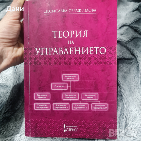 Теория на управлението Десислава Серафимова, снимка 1 - Специализирана литература - 44977880