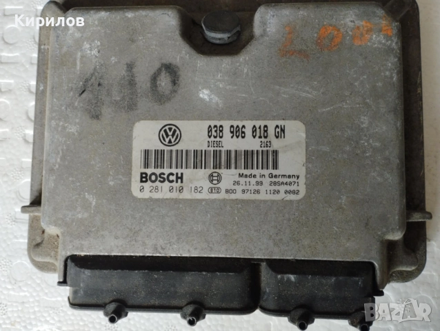 Компютър двигател за SKODA Octavia 1 1.9 TDI № 038906018 GN/0281010182