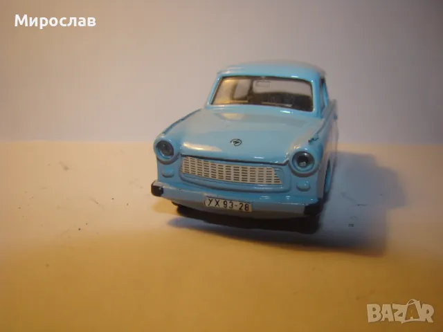 1:43 VITESSE TRABANT ТРАБАНТ ИГРАЧКА КОЛИЧКА МОДЕЛ, снимка 2 - Колекции - 48387276