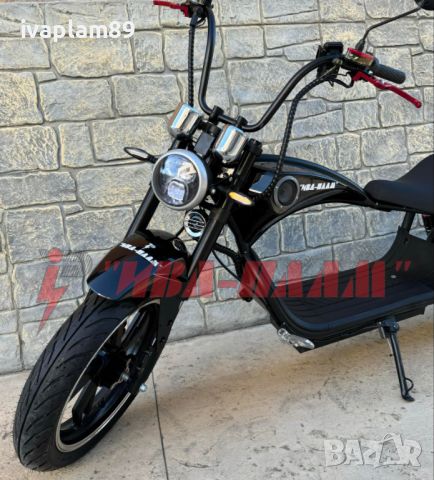 Електрически скутер American Harley Davidson- 4000W 60V-модел 2024г 22aH+ЛИЗИНГ-модел 2024г, снимка 5 - Мотоциклети и мототехника - 40679094