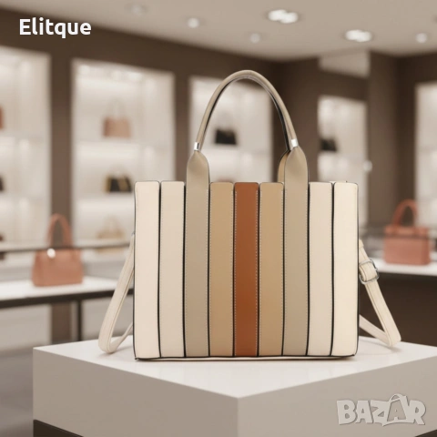 Дамска чанта от еко кожа в 6 цвята - стил и качество!, снимка 7 - Чанти - 53256287