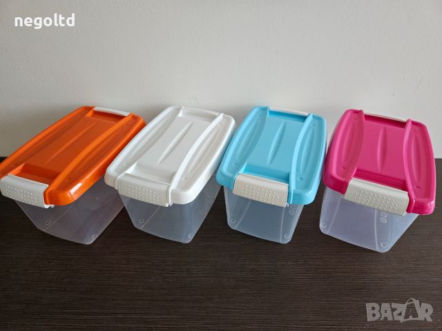 Пластмасова прозрачна кутия с капак 5 и 9 литра ❤ Кутия за лего/Кутия за играчки/Кутия за пъзели, снимка 2 - Други - 46387254