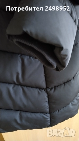 Дамско тъмносиньо зимно яке с топла подплата, Размер 2XL, снимка 4 - Якета - 52342289