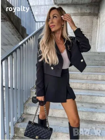 Черен дамски комплект , снимка 2 - Комплекти - 50005040