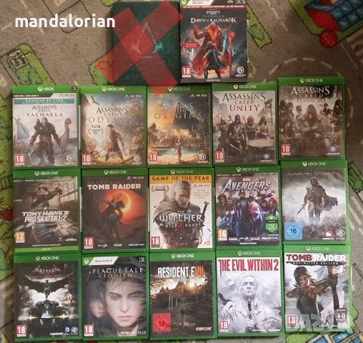 Microsoft Xbox one x series x 360 игри