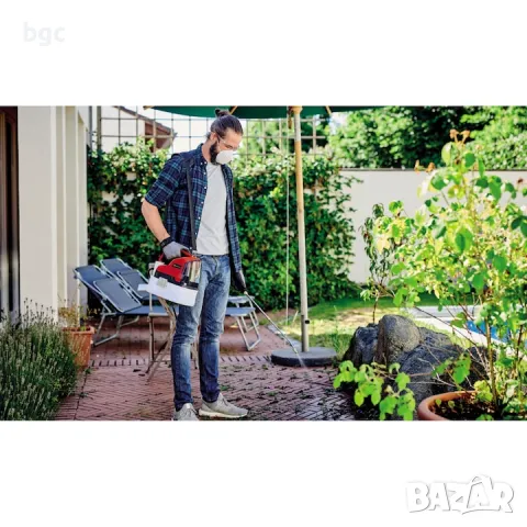 Акумулаторна пръскачка Einhell PXC GE-WS 18/35 Li-Solo, Обемен поток 60 л/ч, Резервоар 3.8 л, Максим, снимка 7 - Градинска техника - 50364784