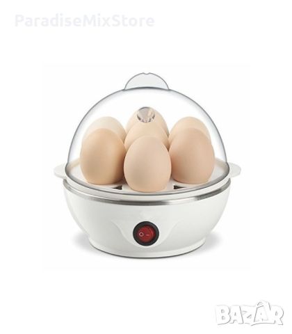 Яйцеварка с пара за 7 или 14 яйца с таймер Вариант 2: Размери на яйцеварката на две нива до 14 яйца, снимка 1 - Други - 45399791