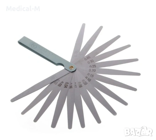 луфтомер (филер) – за измерване на хлабини и регулиране на клапаните , снимка 2 - Други инструменти - 53717709