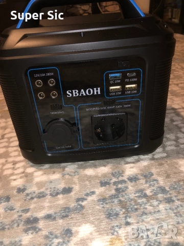 Преносима Захранваща Станция SBAOH 300W/296Wh, снимка 6 - Къмпинг осветление - 52553807