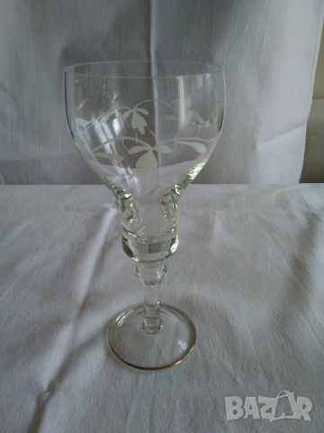 Продавам стъклени ръчно рисувани чаши за вино , снимка 7 - Чаши - 54222852
