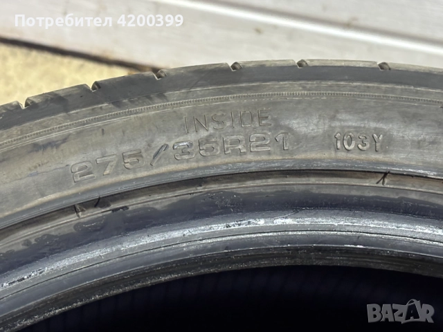 4 броя летни гуми GOODYEAR Eagle F1 Asymmetric 6, 275/35R21 - DOT 0225, снимка 4 - Гуми и джанти - 52415923