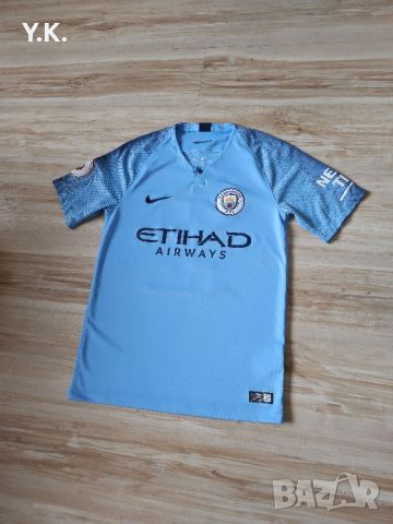 Оригинална мъжка тениска Nike Dri-Fit x F.C. Manchester City / Season 18-19 (Home), снимка 2 - Тениски - 45876906