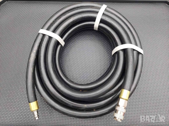 Маркуч за въздух прав гумен 12x22 - 10 и 15 метра