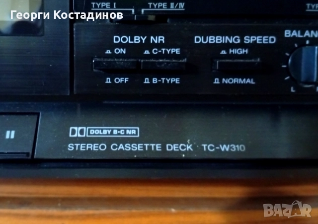 Sony TC-W 310 DOUBLE CASSETTE DECK, снимка 5 - Декове - 52693382