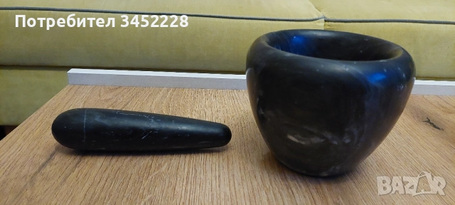 хаван с чукало мрамор за ценители отлично , снимка 5 - Антикварни и старинни предмети - 52368669