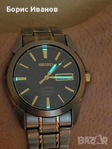 Seiko Titanium Sapphire SGG735P1 , снимка 4 - Мъжки - 53811498