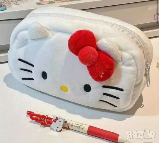 Детски несесер/моливник Hello Kitty, снимка 3 - Ученически пособия, канцеларски материали - 46329407