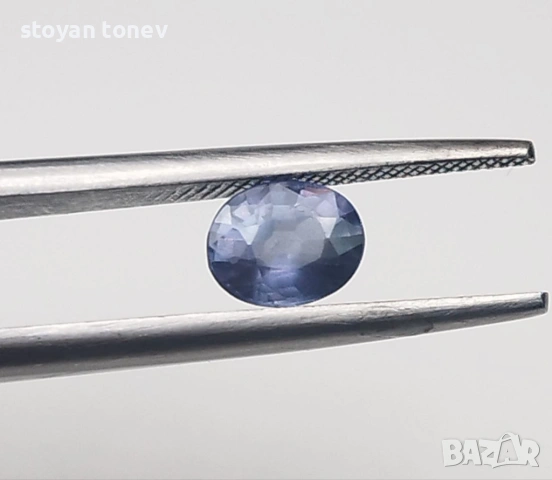 Рядък естествен сапфир с промяна на цвета – истинско бижу за колекционери и ценители!, снимка 4 - Други - 53867557