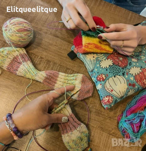 плетени чорапи 