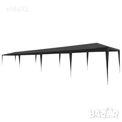 vidaXL Парти шатра 3x12 м PE антрацит（SKU:45090, снимка 1 - Градински мебели, декорация  - 45942251