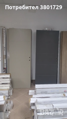 Разпродажба на нови  интериорни врати.Цени 100-130€ за различни модели.Включва каса,крило и первази., снимка 8 - Интериорни врати - 48740006