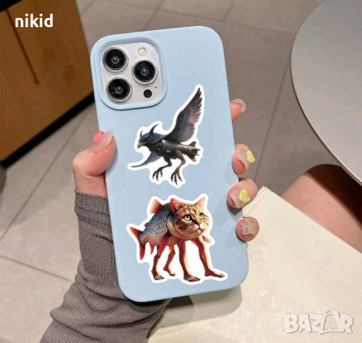 50 бр ITALIAN BRAINROT самозалепващи лепенки стикери украса декор картонена торта парти, снимка 7 - Други - 51670852