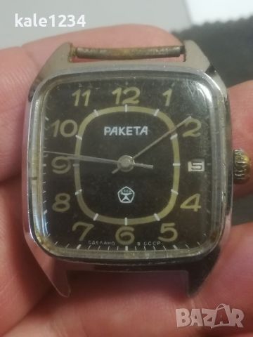 Часовник РАКЕТА. Сделано в СССР. Механичен механизъм. Мъжки. Raketa , снимка 3 - Мъжки - 45672098