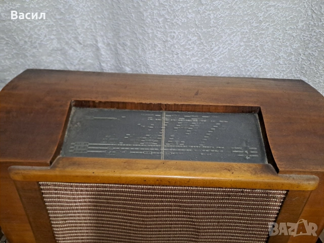 Ретро лампово радио, снимка 3 - Антикварни и старинни предмети - 53660163