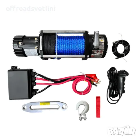 ТОП ОБЯВА Електрическа лебедка 12000LBS OffRoad лебедка Автомобил Кола