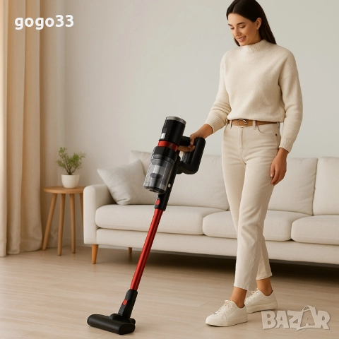 Безжична ръчна прахосмукачка тип „стик“ – V Group KB-703B, снимка 4 - Прахосмукачки - 51648250