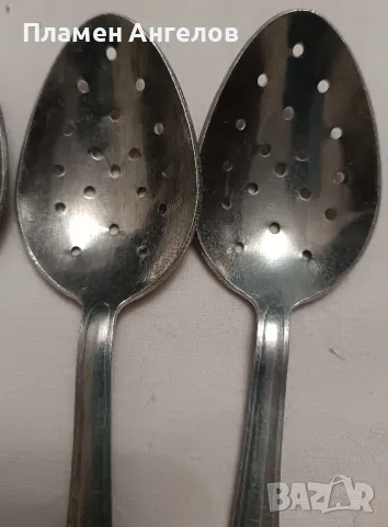 Лъжици с дупчици 4 броя. , снимка 3 - Прибори за хранене, готвене и сервиране - 49622904