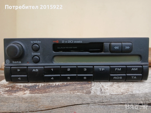 Оригинален касетофон vw-Beta.4.за vw Golf 3.4.Bora.polo.