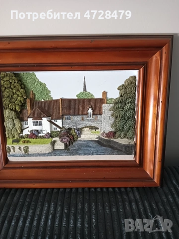 Картина релефна ръчно изрисувана