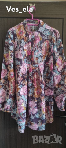 дълга памучна свежа риза/туника