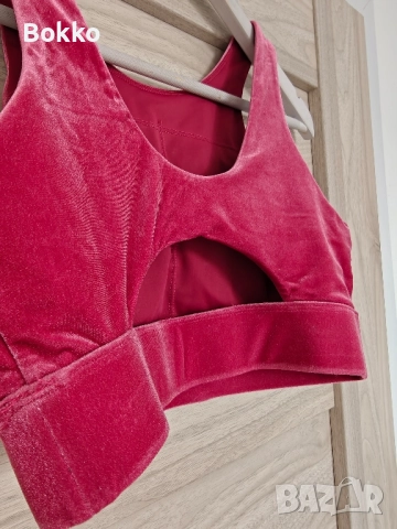 Дамски фитнес топ и клин, снимка 5 - Спортни екипи - 52267936