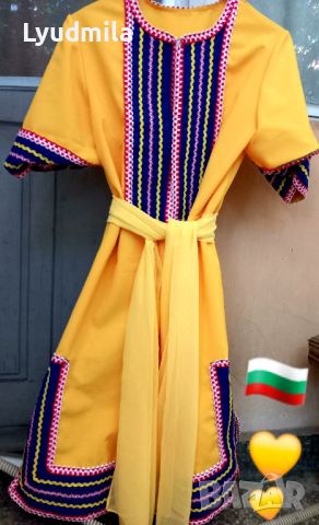 Народна носия съвременен модел тънка материя,рокля,сукман, снимка 1 - Рокли - 45530311