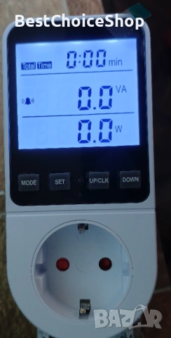Измервател Електромер (Ватметър) на мощност с 8 режима и подсветка