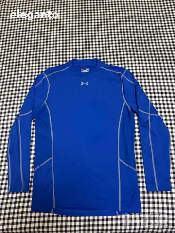 Under Armour ColdGear® Evo Compression Hybrid Mock мъжка термо ХЛ, снимка 2 - Спортни дрехи, екипи - 48394749